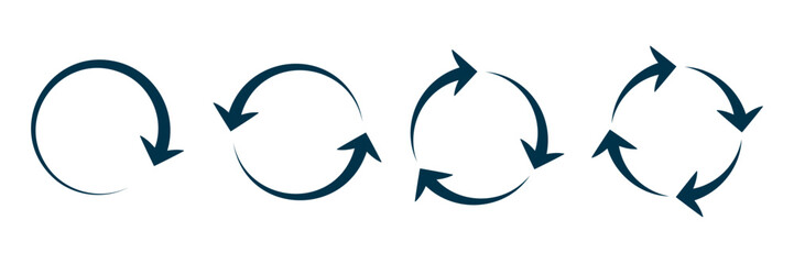 set of Circle arrows