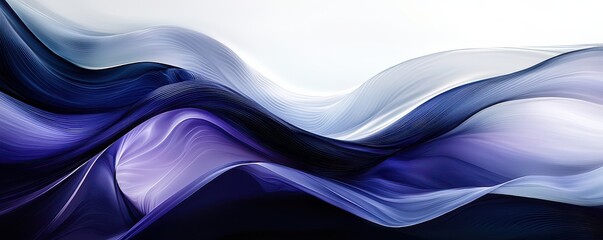 Abstract phone wallpaper featuring flowing wave patterns in shades of blue and white with a modern minimalist design