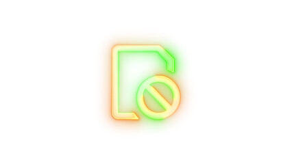 Neon icon mob sim missing symbol transparent background