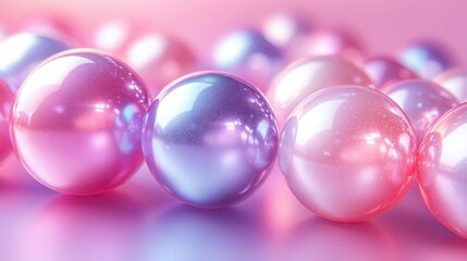 Iridescent Pearl Gradient Background Ideal for Aesthetic Y2K Designs and Creative Projects