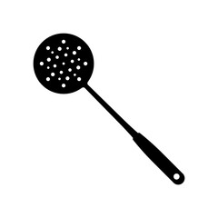 Skimmer icon. Black silhouette. Front and side view. Vector simple flat graphic illustration. Isolated object on white background. Isolate.