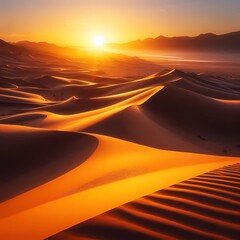 "Golden Desert Dunes at Sunset"
A tranquil desert scene featuring golden sand dunes illuminated by the soft glow of the setting sun. Great for travel, nature, and outdoor photography.