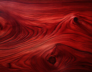 Obraz premium Close-Up Illustration of Rich Red Wood Texture with Detailed Grain Patterns