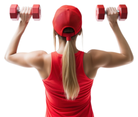 PNG Woman dumbbell apparel sports.