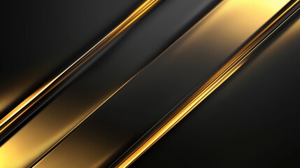 shiny black gold metallic design background