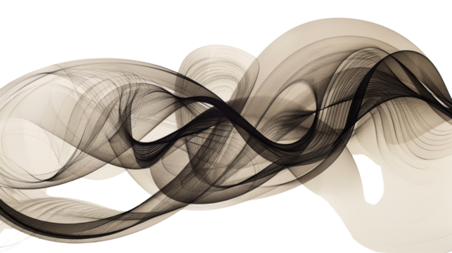 Glowing neon lines creating abstract shapes on white background