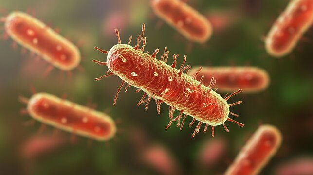 bacterium causing an infection