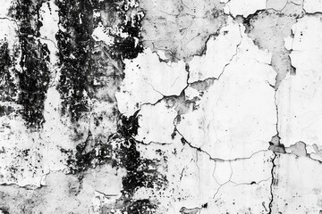 Obraz premium Old and worn out wall with cracks