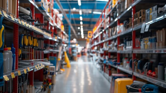 home improvement store with a variety of tools