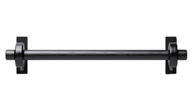 Adjustable pull-up bar for doorways on white background 