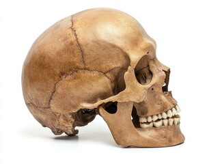 Fototapeta premium skull isolated on white