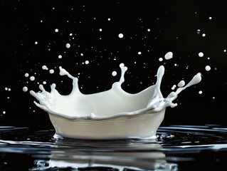splash of milk