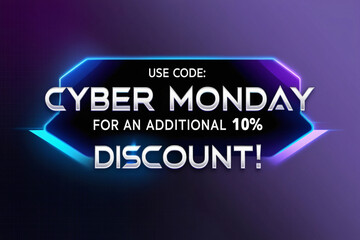 Cyber ​​Monday special promo poster
