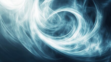 Obraz premium Ethereal Blue Swirls and Soft Light Effect