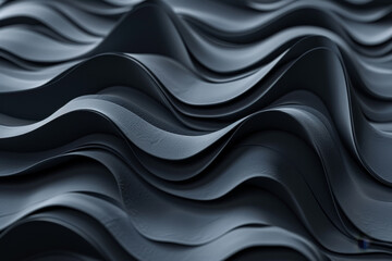 Obraz premium The image is a black and white photo of a wave