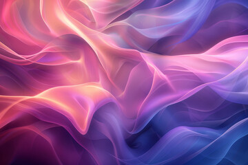 Obraz premium A colorful, flowing background with pink and blue tones