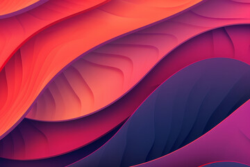 Obraz premium A colorful abstract painting with a purple and blue wave
