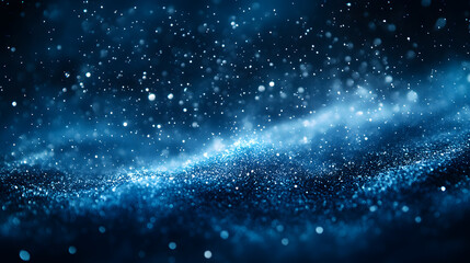 Fototapeta premium Midnight Blue Winter Calm