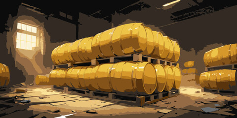 a lot of yellow barrel © Bbababoi