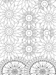 Flowers Coloring Pages For Adules