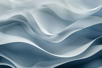 Obraz premium The image is a close up of a wave with a blue and white color scheme