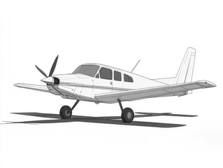 airplane isolated on white