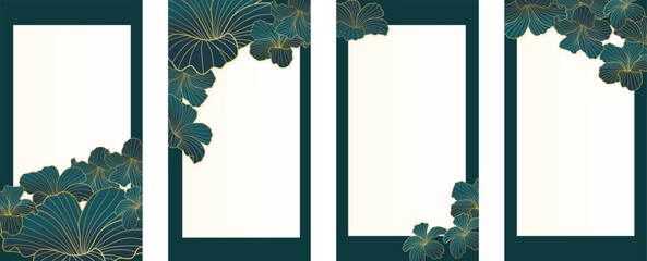 A set of ornate, classic templates in vintage style, perfect for wedding and restaurant menus. These vector illustrations offer an elegant and timeless design for sophisticated occasions.