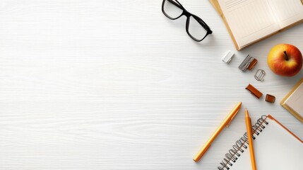 Simple and elegant education flyer with space for text, highlighting academic support services and tutoring programs for students.