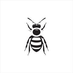 insect, animal, cartoon, fly, isolated, bug, vector, Bee Vector illustration  ,illustration, nature, white, macro, bee, black, beetle, spider, pest, wildlife, tattoo, wasp, cute, drawing, ant, wing, f