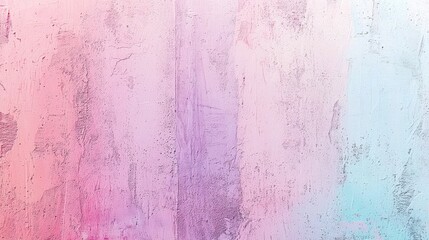 Obraz premium A pastel-colored painted wall featuring a faded ombré effect, providing a soft and serene background. This delicate design creates a tranquil atmosphere, perfect for enhancing any space