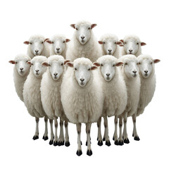 Fototapeta premium herd of sheep