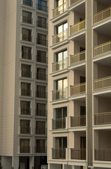 Fototapeta premium apartment building