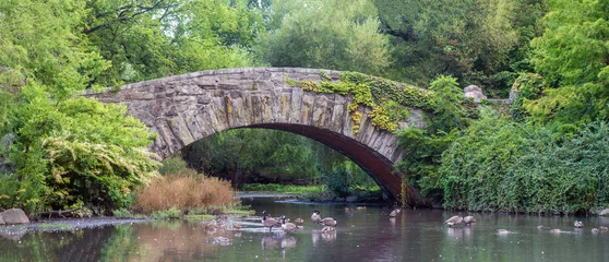 Gapstow Bridge in Central Park