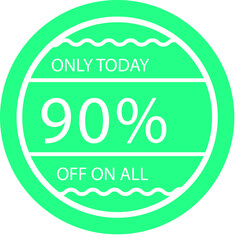 Sale icon badge. Special offer discount tags. Coupon shape templates design. Cyber monday sale discounts. Black friday shopping icons. Best ultimate offer badge. Super discount icons. Vector icons