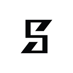 letter s logo with modern creative and unique concept