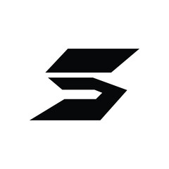 letter s logo with modern creative and unique concept