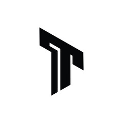 letter t logo with modern creative and unique concept