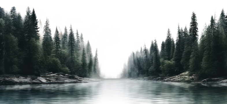 PNG Outdoors nature river water outdoors landscape woodland.