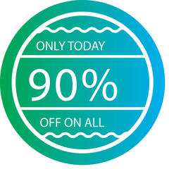 Sale icon badge. Special offer discount tags. Coupon shape templates design. Cyber monday sale discounts. Black friday shopping icons. Best ultimate offer badge. Super discount icons. Vector icons