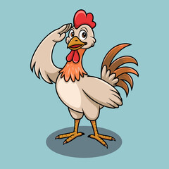 cartoon chicken design