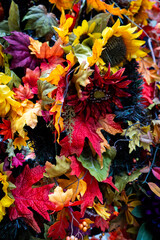 Fall Colors Floral Texture Image