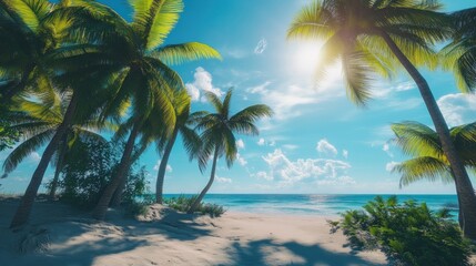 Obraz premium Tropical Paradise Beach