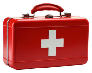 PNG Med kit white background furniture suitcase.