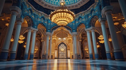 Fototapeta premium Interior of a Grand Mosque