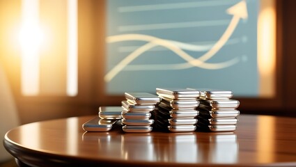 Business concept background save your money, right investment plan, insurance company