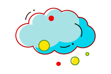 Playful Vector Imagery of Little Irregular Thoughts in Abstract Forms
