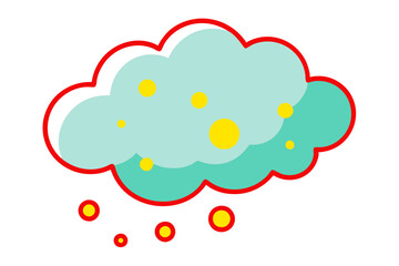 Creative Vector Design of Tiny Unconventional Thoughts in Motion
