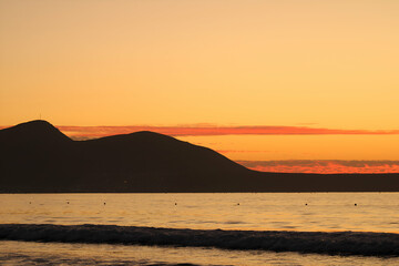 Atardecer en chile
