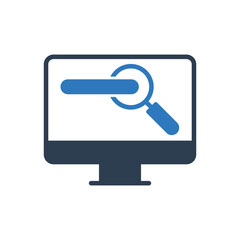 Computer Search Engine Icon