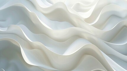 Fototapeta premium A close-up view of a white fabric with textured fibers and subtle sheen